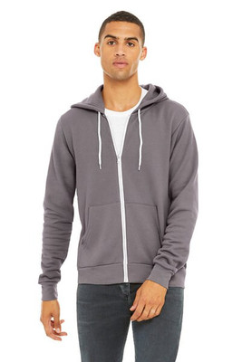 Bella+Canvas 3739 - Unisex Full-Zip Hooded Sweatshirt