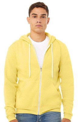 Bella+Canvas 3739 - Unisex Full-Zip Hooded Sweatshirt