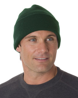 Bayside 3825 - USA-Made 12 Inch Knit Beanie with Cuff