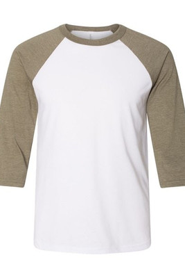 Bella+Canvas 3200 - Unisex 3/4-Sleeve Baseball T-Shirt