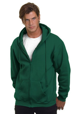 Bayside 900 - USA-Made Full-Zip Hooded Sweatshirt