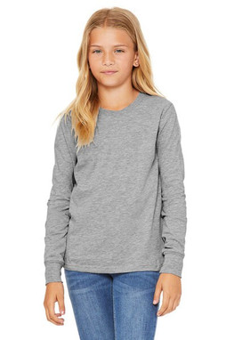 Bella+Canvas 3501Y - Youth Jersey Long Sleeve T-Shirt