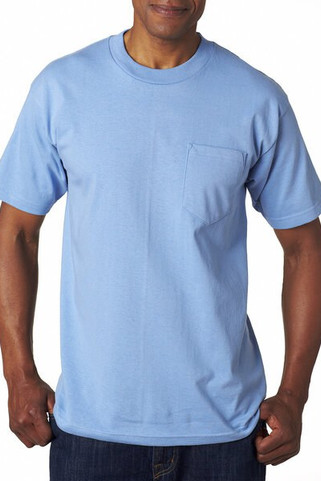Bayside 7100 - USA-Made Short Sleeve T-Shirt with a Pocket