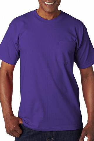 Bayside 7100 - USA-Made Short Sleeve T-Shirt with a Pocket