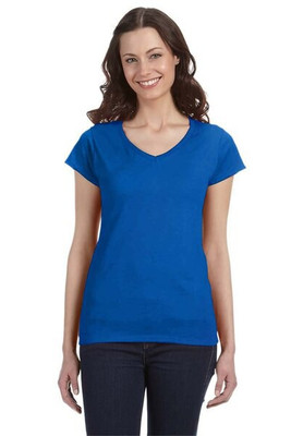 Gildan G64VL - Ladies Softstyle V-Neck T-Shirt with Tapered Fit