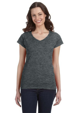 Gildan G64VL - Ladies Softstyle V-Neck T-Shirt with Tapered Fit