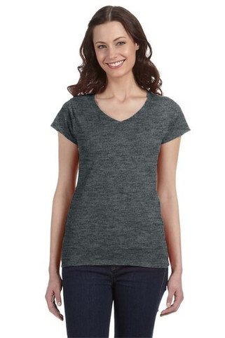 Gildan G64VL - Ladies Softstyle V-Neck T-Shirt with Tapered Fit