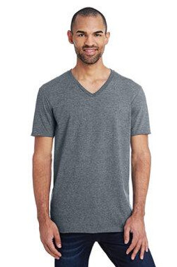Anvil 982 - Remera ligera fashion con cuello en V 