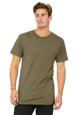 Bella+Canvas 3006 - Combed Cotton Longline Tee with Drop Tail