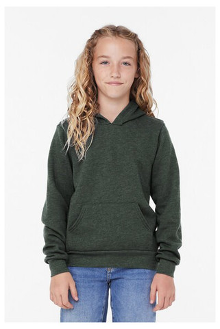 BELLA+CANVAS B3719Y - Youth Sponge Fleece Pullover Hood