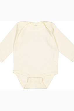 Rabbit Skins 4411 - Infant Long Sleeve Lap Shoulder Creeper