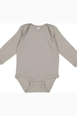 Rabbit Skins 4411 - Infant Long Sleeve Lap Shoulder Creeper