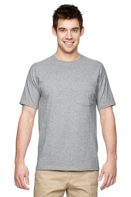 Jerzees 29P - 5.6 oz., 50/50 Heavyweight Blend™ Pocket T-Shirt