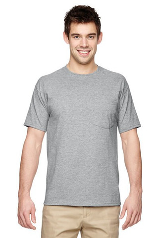 Jerzees 29P - 5.6 oz., 50/50 Heavyweight Blend™ Pocket T-Shirt