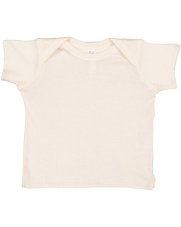 Rabbit Skins R3400 - Infant 5 oz. Baby Rib Lap Shoulder T-Shirt