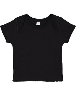 Rabbit Skins R3400 - Infant 5 oz. Baby Rib Lap Shoulder T-Shirt