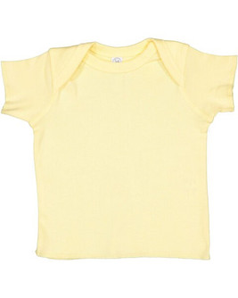 Rabbit Skins R3400 - Infant 5 oz. Baby Rib Lap Shoulder T-Shirt