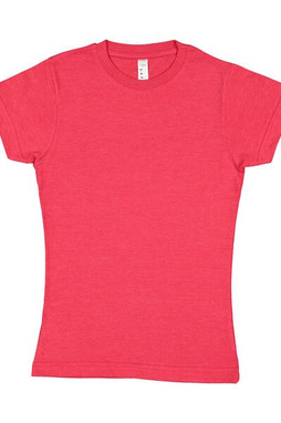LAT 2616 - Girls Fine Jersey Longer Length T-Shirt