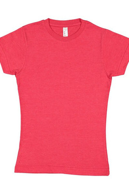 LAT 2616 - Girls' Fine Jersey Longer Length T-Shirt