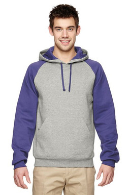 JERZEES 96CR - Nublend® Colorblocked Hooded Pullover Sweatshirt