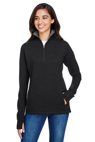 J. America JA8433 - Ladies Omega Stretch 1/4 Zip