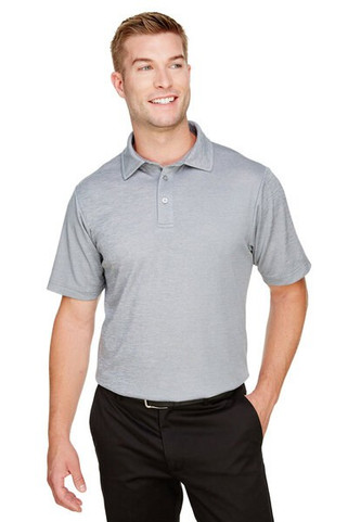Devon & Jones DG22 - Mens CrownLux Performance Address Mélange Polo