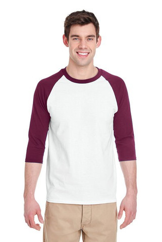 Gildan 5700 - Heavy Cotton Three-Quarter Raglan Sleeve T-Shirt