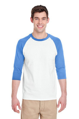 Gildan G570 - Chandail Coton lourd à manches raglan ¾