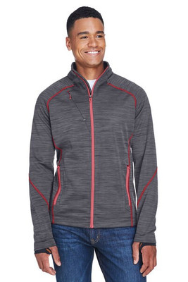 North End 88697 - Men's Flux Mélange Bonded Fleece Jacket