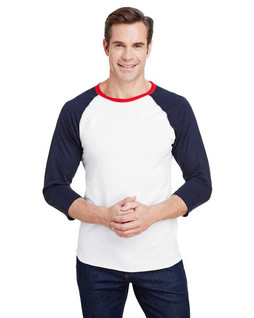 LAT 6930 - Vintage Fine Jersey Three-Quarter Sleeve Baseball T-Shirt