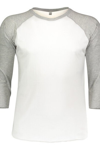 LAT 6930 - Remera vintage jersey de manga tres cuartos de beisbol