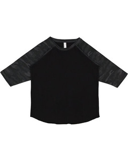 LAT 6130 - Camiseta Juvenil Béisbol Manga Tres Cuartos Vintage
