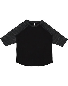 LAT 6130 - Camiseta Juvenil Béisbol Manga Tres Cuartos Vintage