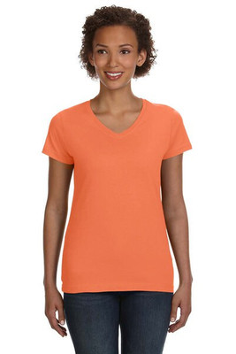 LAT 3507 - Remera fina de jersey con cuello en V