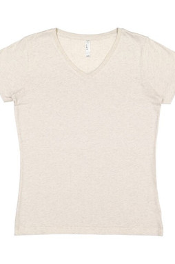 LAT 3507 - Remera fina de jersey con cuello en V