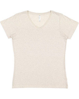 LAT 3507 - Ladies Fine Jersey V-NeckT-Shirt