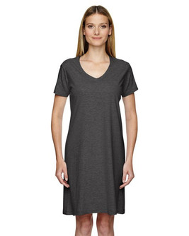 LAT 3522 - Ladies' Fine Jersey V-Neck Coverup