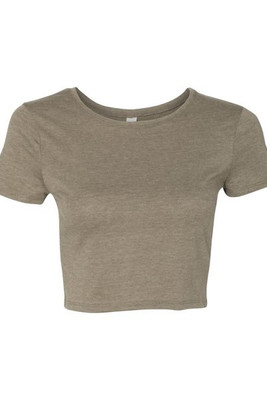 Bella+Canvas 6681 - Top Corto de Algodón y Poliéster para Mujer