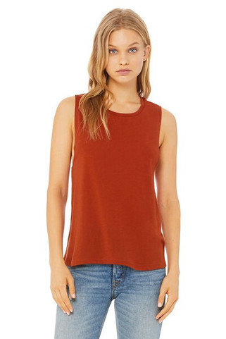 Bella+Canvas 8803 - Relaxed Fit Flowy Muscle Tank Top for Women