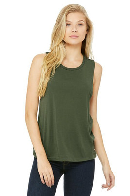 Bella+Canvas 8803 - Relaxed Fit Flowy Muscle Tank Top for Women