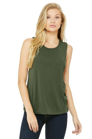 Bella+Canvas 8803 - Relaxed Fit Flowy Muscle Tank Top for Women