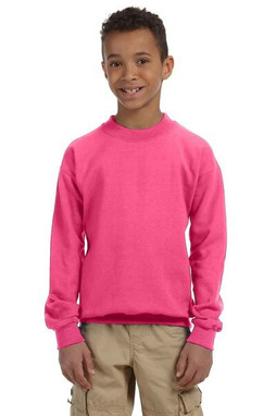Gildan G180B - Youth Heavy Blend Fleece Crewneck Sweatshirt