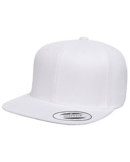 Yupoong 6089M - Wool Blend Flat Bill Snapback Cap