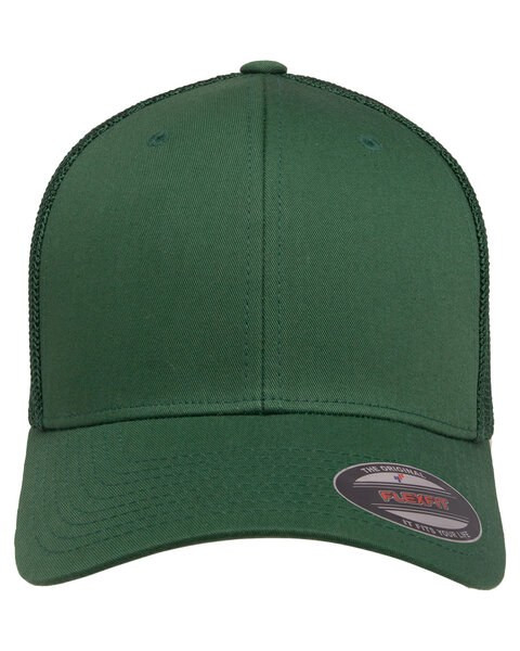 Flexfit 6511 - 6-Panel Structured Trucker Cap with Mesh