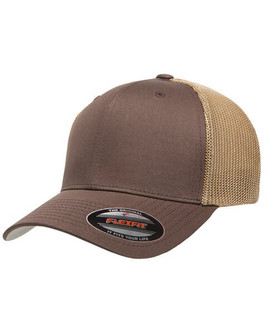Flexfit 6511 - 6-Panel Structured Trucker Cap with Mesh