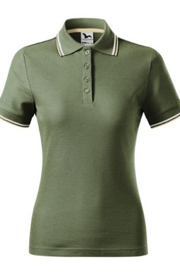 Malfini 233 - Stijlvolle Contrast Polo Met Strepen