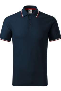 Malfini 232 - Stijlvolle Contrast Polo Met Strepen