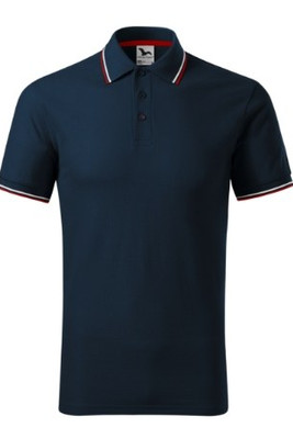 Malfini 232 - Contrast Stripe Polo with Button Detail
