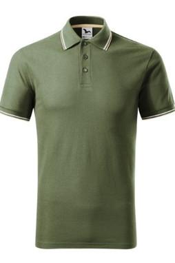 Malfini 232 - Stijlvolle Contrast Polo Met Strepen