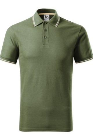 Malfini 232 - Contrast Stripe Polo with Button Detail